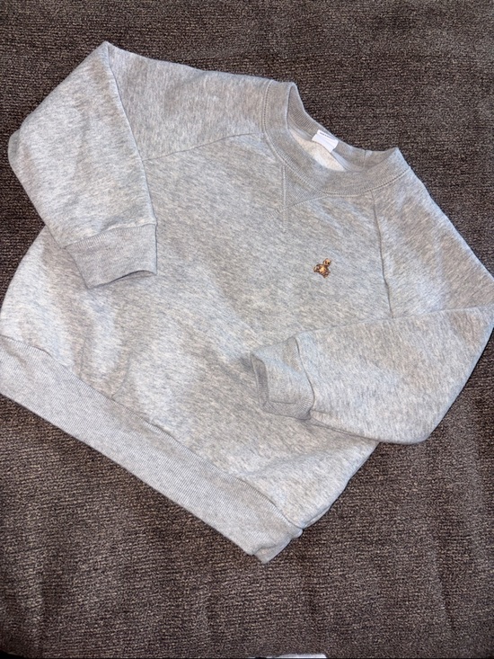 GAP Other - Baby Gap Light Gray Crewneck Sweatshirt with Subtle Chest Embroidery